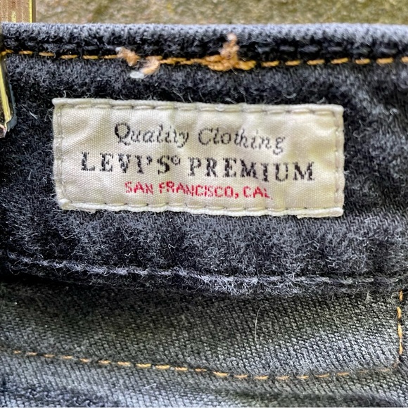 Levi’s 514 Black Denim Jeans - Picture 5 of 7